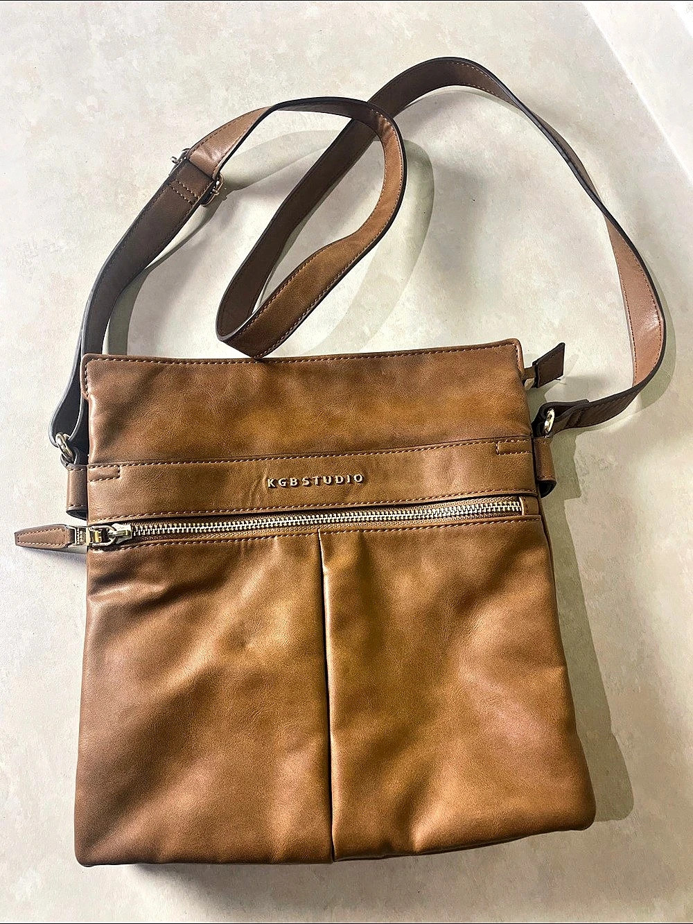 KGB STUDIO Crossbody Bag in Brown